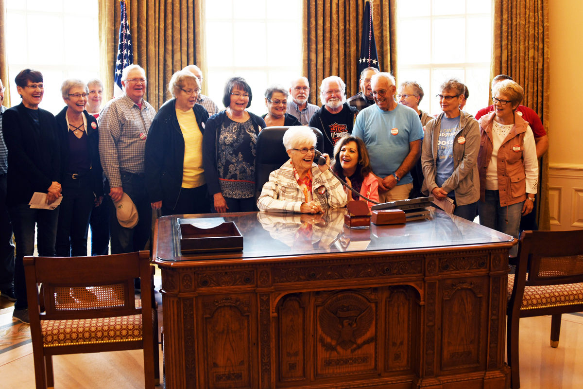 317 Madam President Frieda Goertzen and Fun Club travelers.jpg